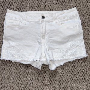 (3 for $12) White Jean Shorts